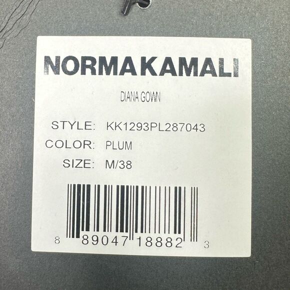 Norma Kamali Diana Gown - Size M/38 - Plum - Picture 8 of 8